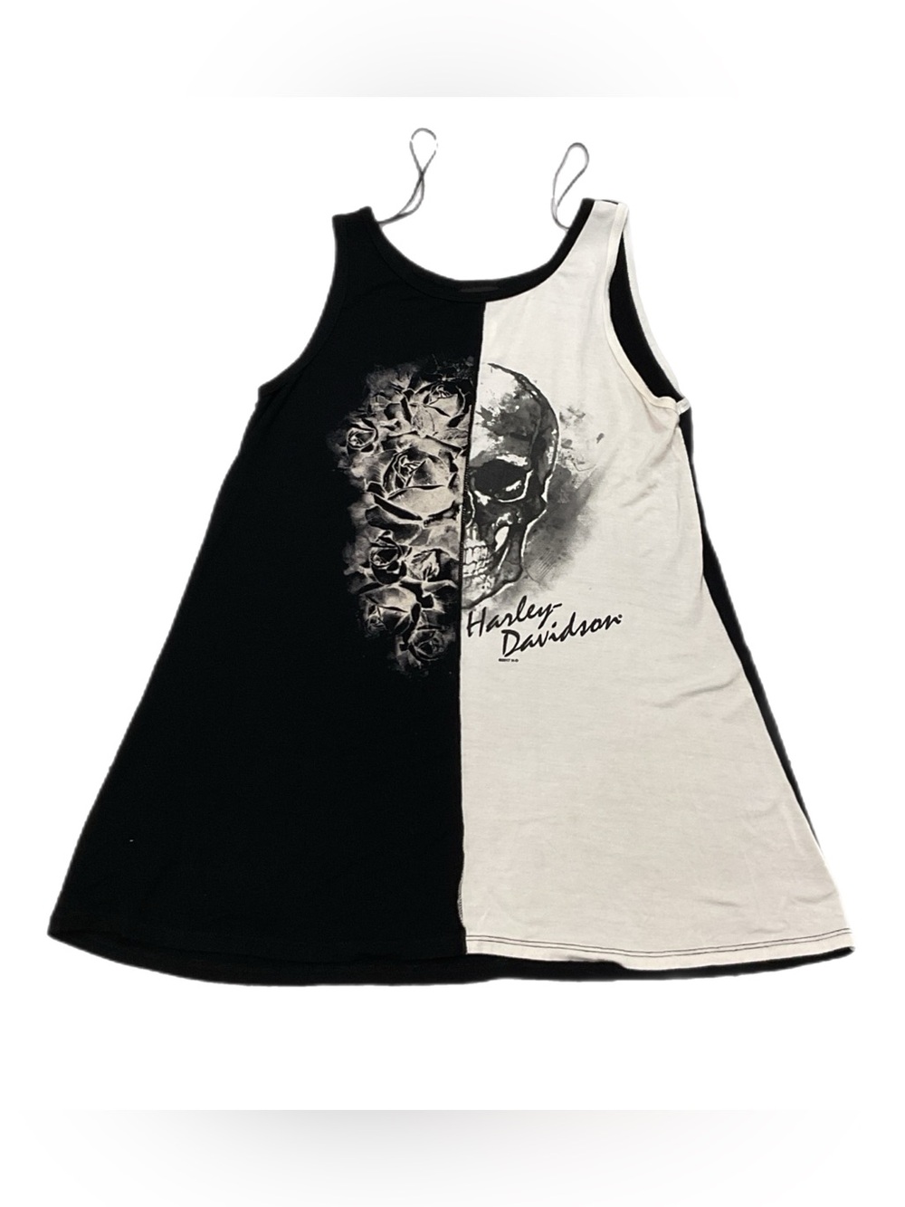 2017 Harley Davidson Rocky Forge Skull Rose Tank Top  Womens